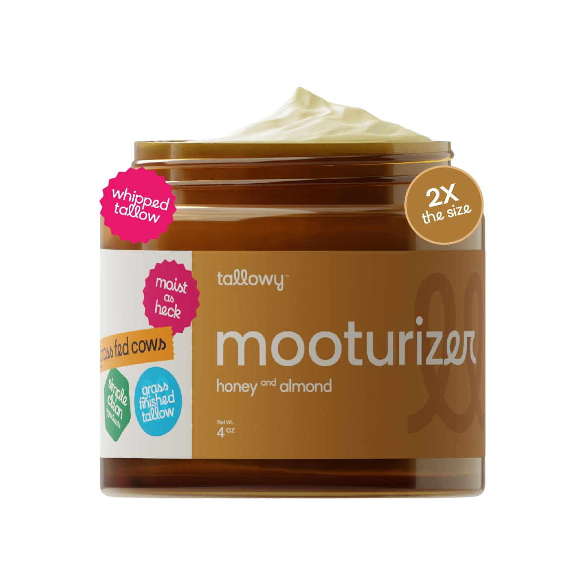 Whipped Beef Tallow Balm Honey Almond
