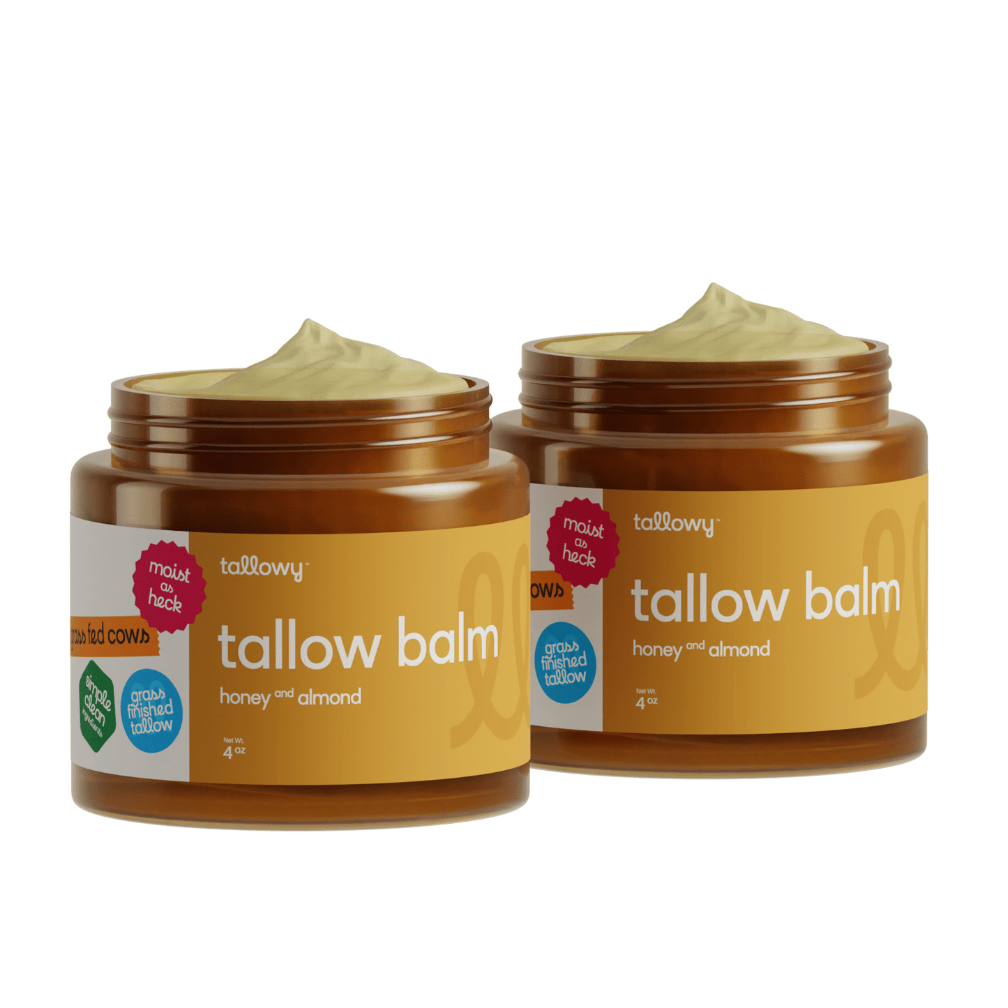 Whipped Beef Tallow Balm Honey Almond