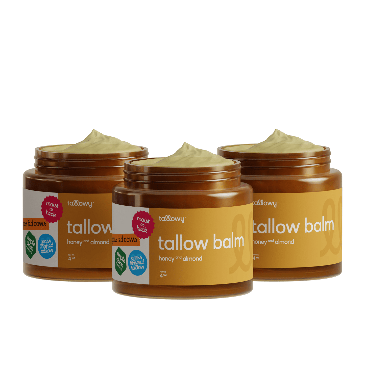 Whipped Beef Tallow Balm Honey Almond