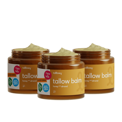Whipped Beef Tallow Balm Honey Almond